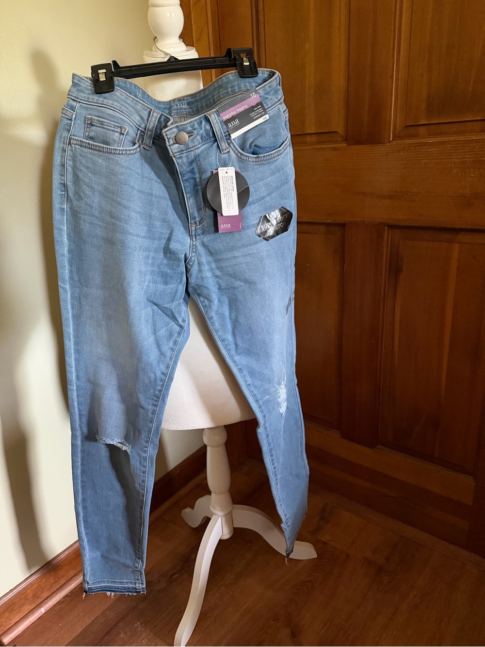 A.N.A Light Blue Women’s Distressed Jeans